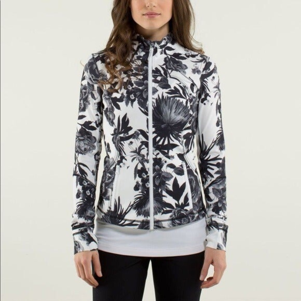 LULULEMON BRISK BLOOM FLORAL JACKET! Size 8